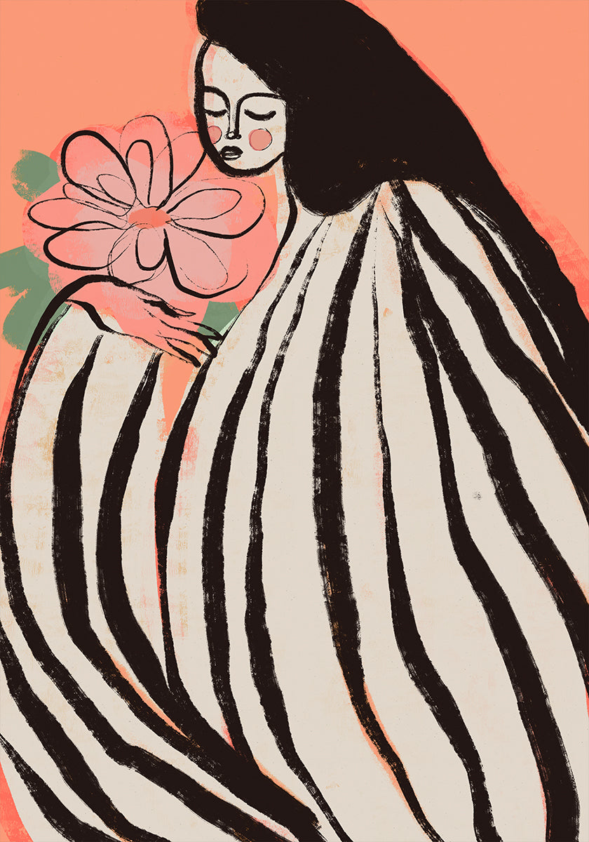 Plakát Tichý Moment (Peach).