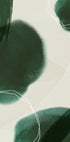 Abstract Green Shapes Art Plakat - Posterbox.dk