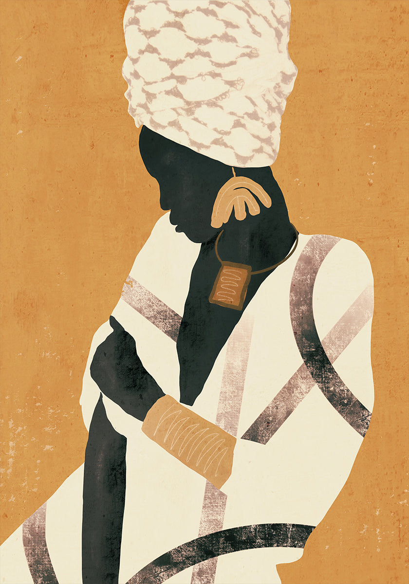 African Woman Plakat