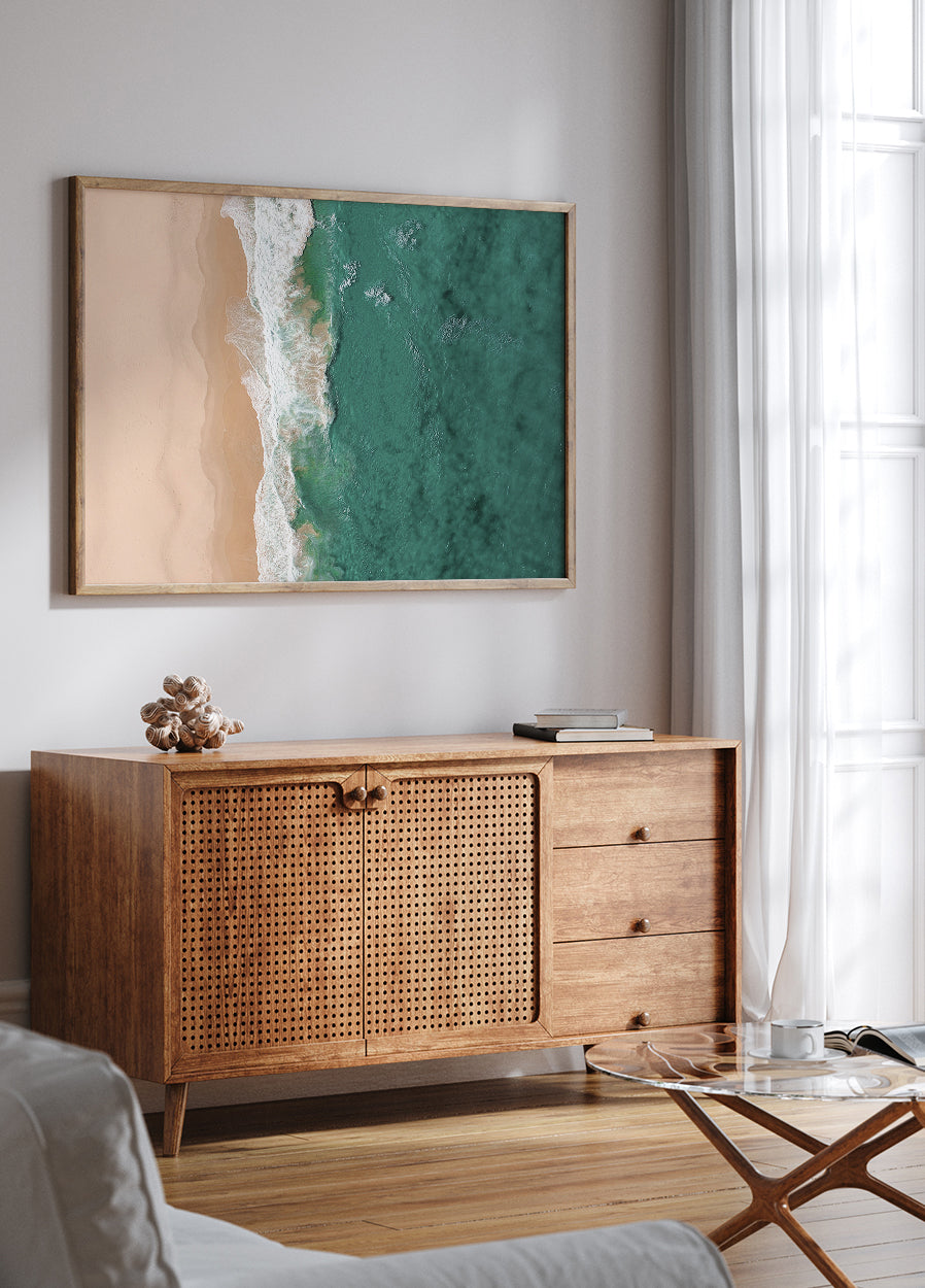 Beach Coastline Plakat - Posterbox.dk