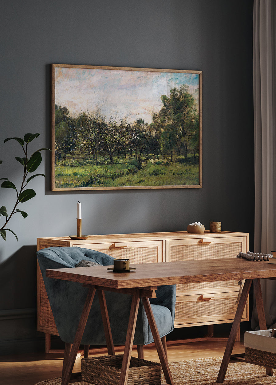 Boomgaard By Charles-François Daubigny Plakat - Posterbox.dk