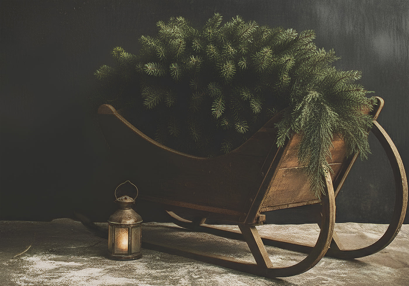 Vánoční saně plakát