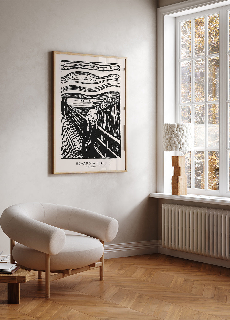 Edvard Munch Scream Plakat - Posterbox.dk