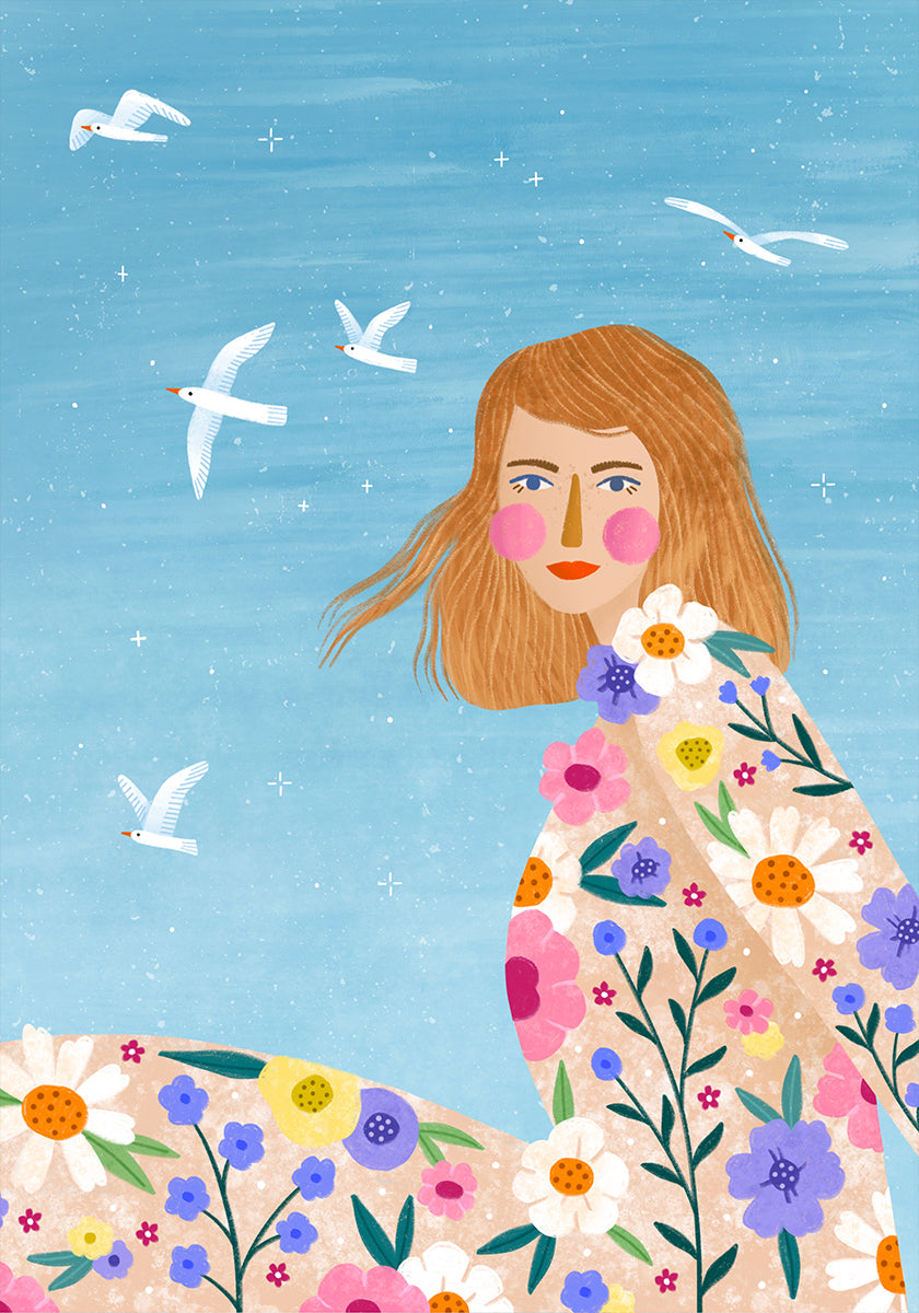 Květinový Breeze plakát