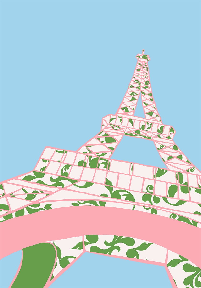 Eiffelova věž (odpoledne) plakát