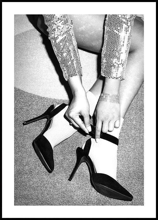 Disco Feet B&w