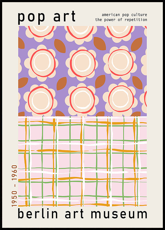 Berlínské muzeum umění pop art plakát