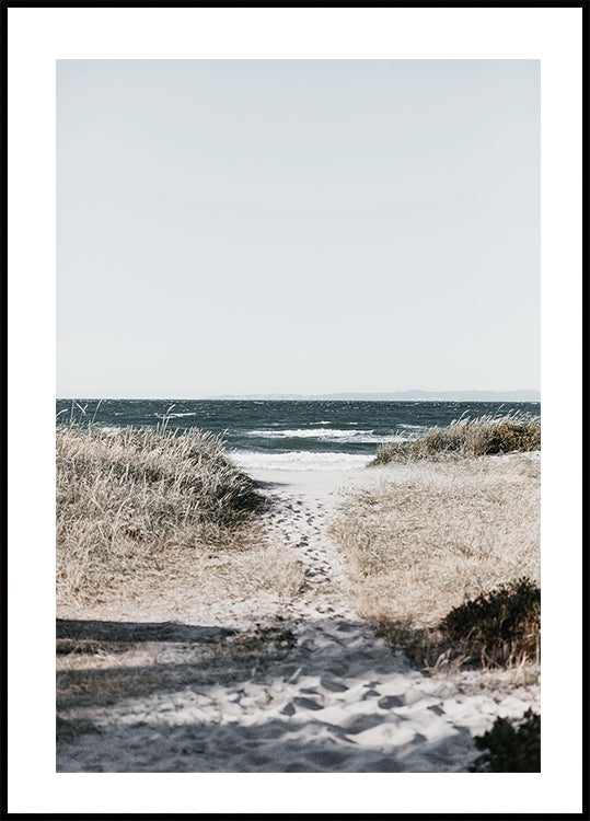 Sandy Path To The Ocean Plakat - Posterbox.dk