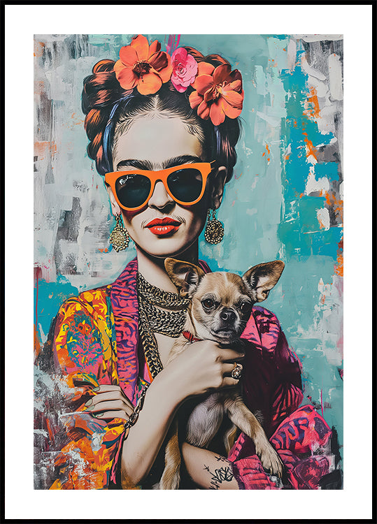 Plakát Frida Chihuahua