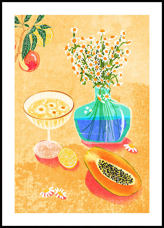 Letní den vibrace plakát