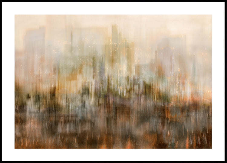 Večerní město plakát