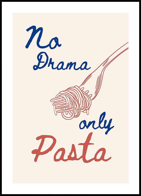 Žádné drama pouze těstoviny, Ilustrace + Text
