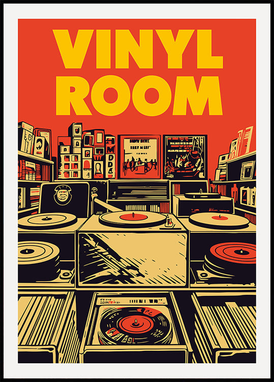 Vinyl Room Umělecký tisk plakát