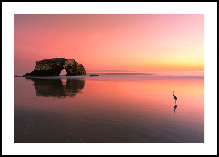 Západ slunce u přírodního mostu-2