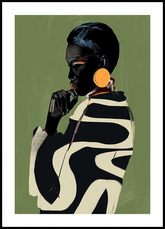 Odvážné zamyšlení plakát