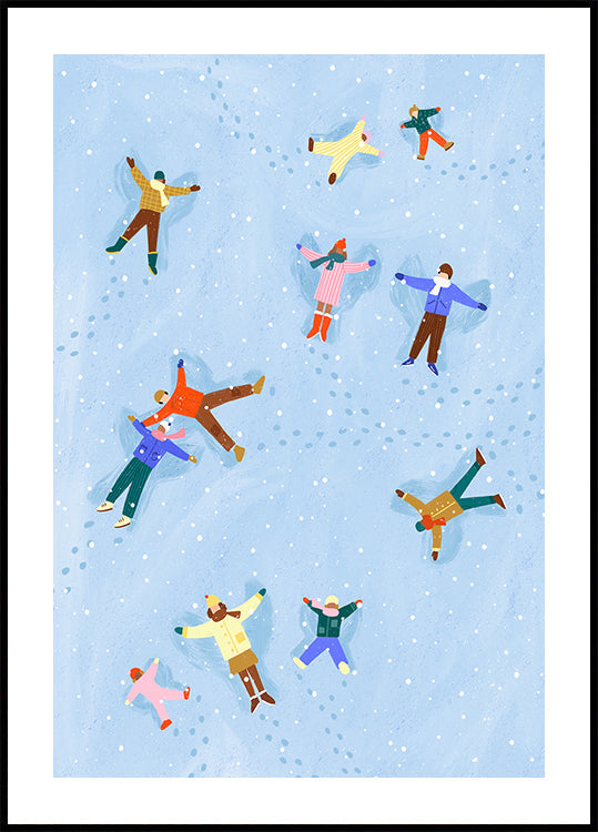 Plakát Snowy Angels Delight