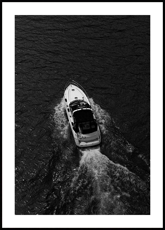 Monochromatický plakát Voyage No.2