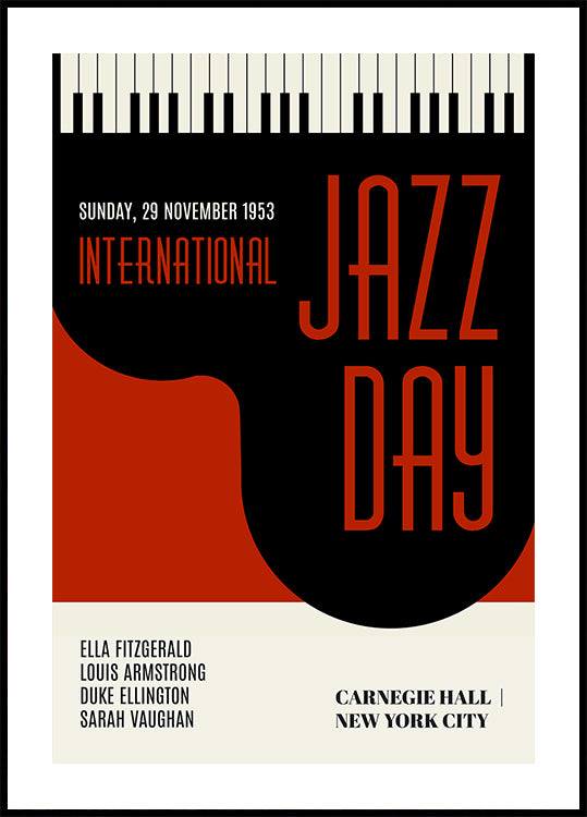 Jazzy Days tmavě červená