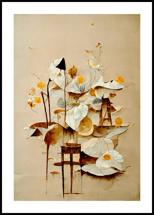 Plakát kvetoucí klid