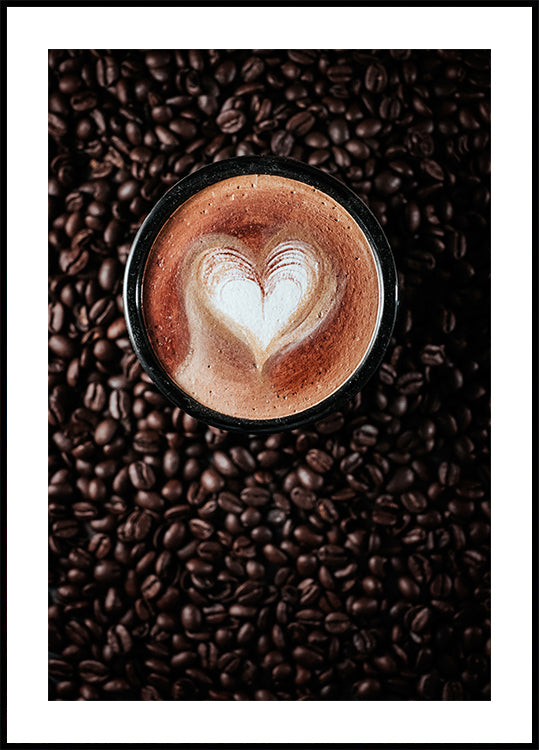 plakát lásky latte
