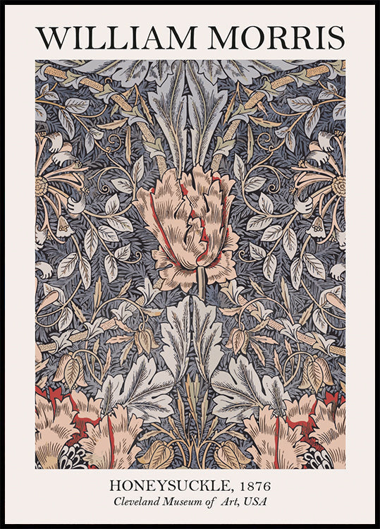 William Morris Honeysuckle Plakat - Posterbox.dk