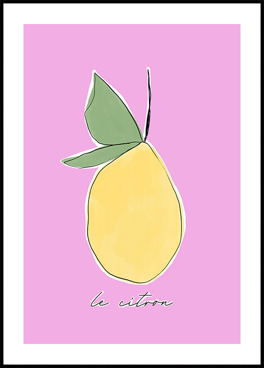 Plakát Citrus Delight