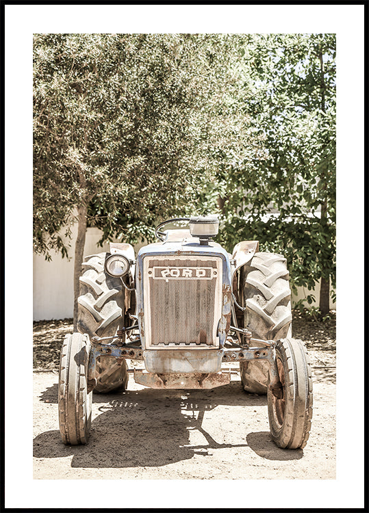 Robustní traktor scéna plakát