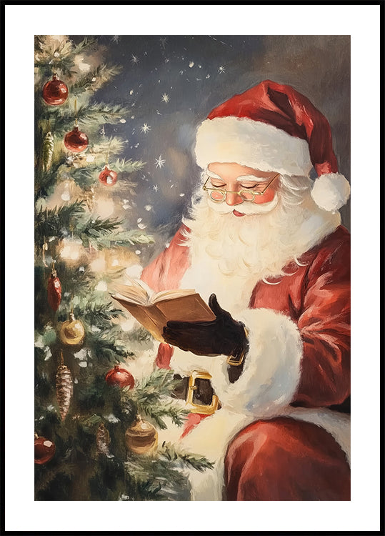 Čtení Santa č.2 plakát