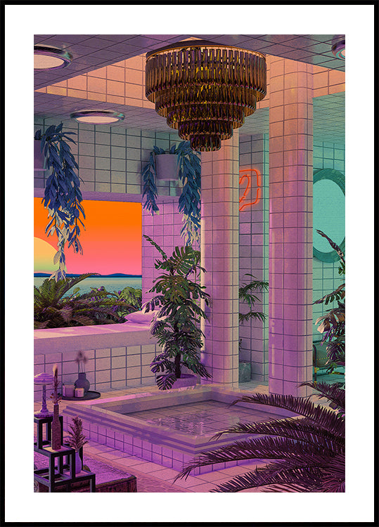Vaporwave bazén