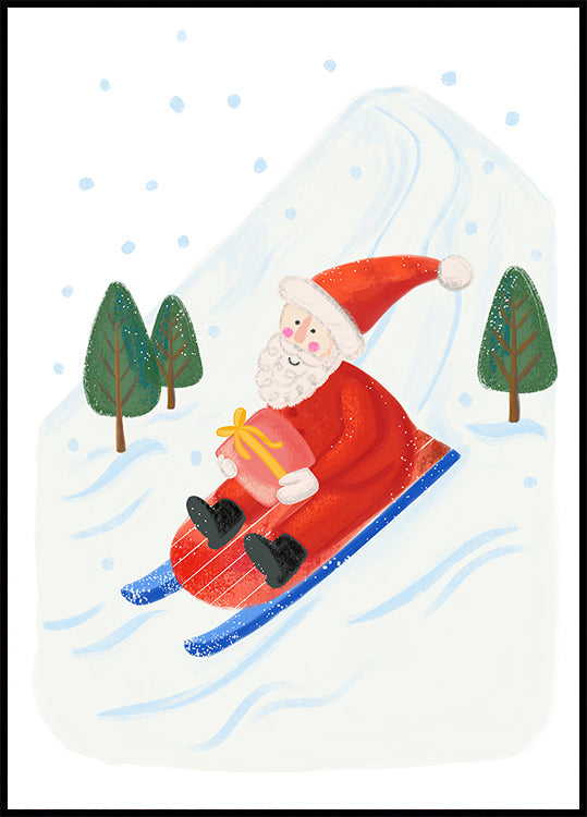 Speciální dodávka Santa Poster