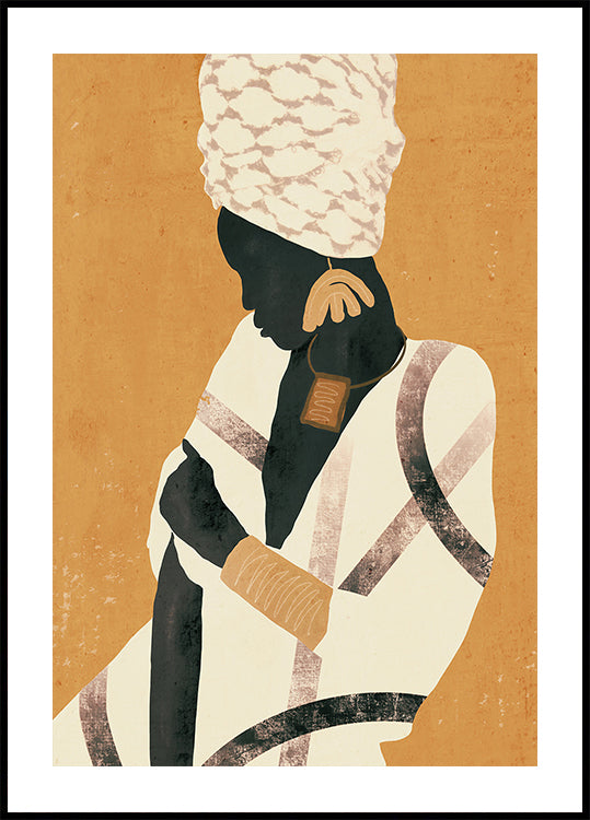 African Woman Plakat