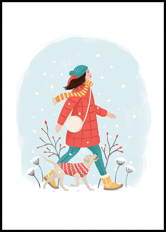 Zimní procházka plakát