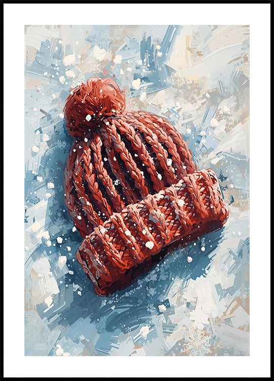 Plakát Mütze im Schnee