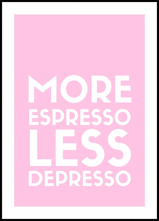 Plakát Espresso Depresso