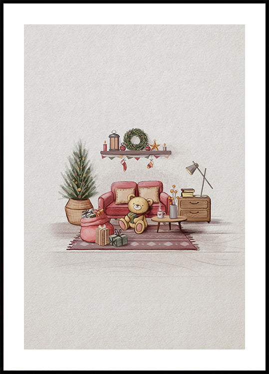 Plakát útulný pokoj