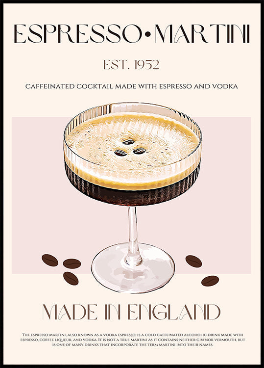 Plakát „Požitek z kávy“.