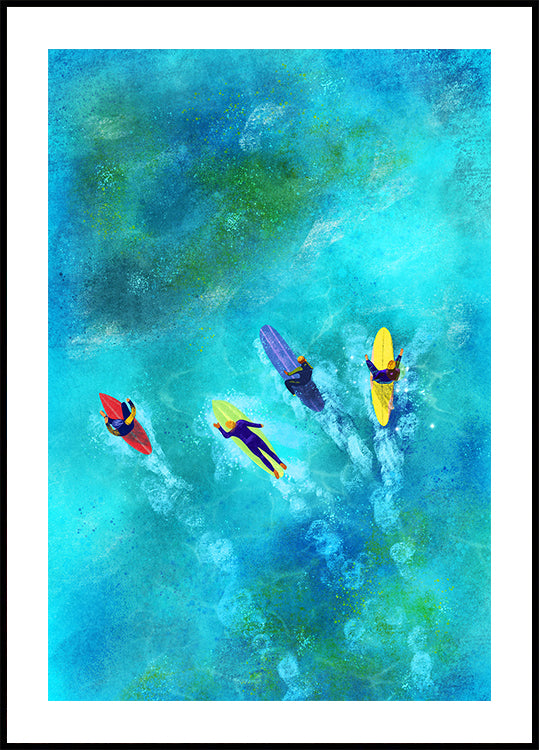 Plakát Surfer Dudes