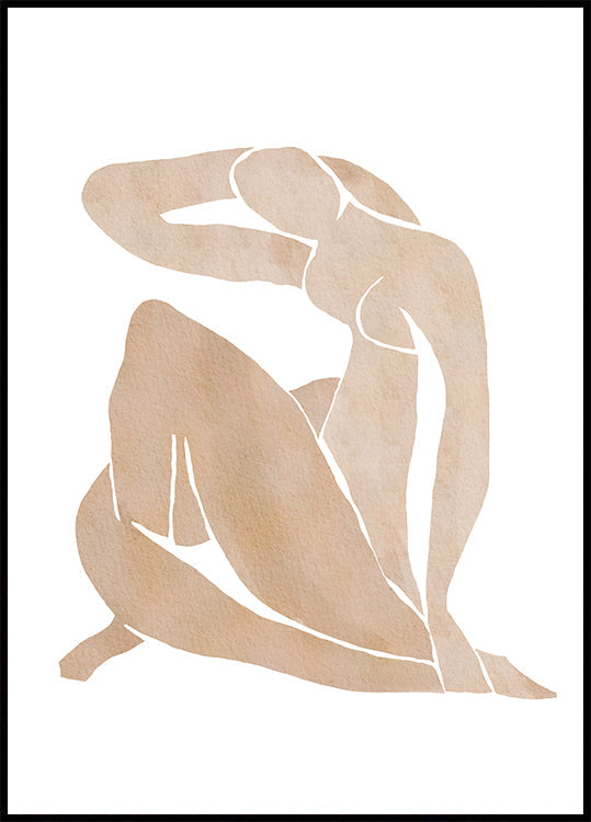 Ženy tvar abstraktního umění plakát