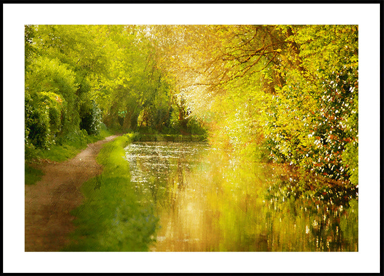 Plakát Golden River Path