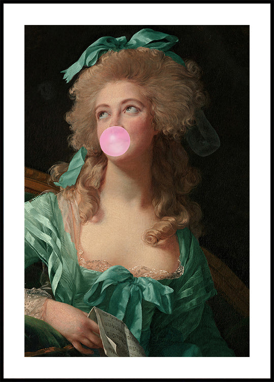 Plakát Madame Bubble-Gum