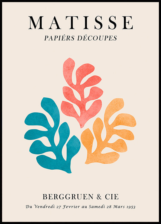 Matisse květinový 3 plakát