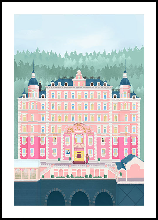 Plakát hotelu Grand Budapest
