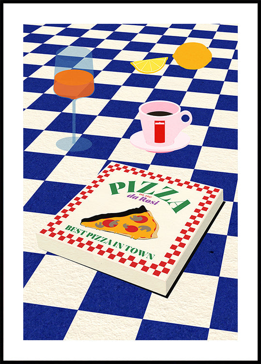 Plakát italského menu