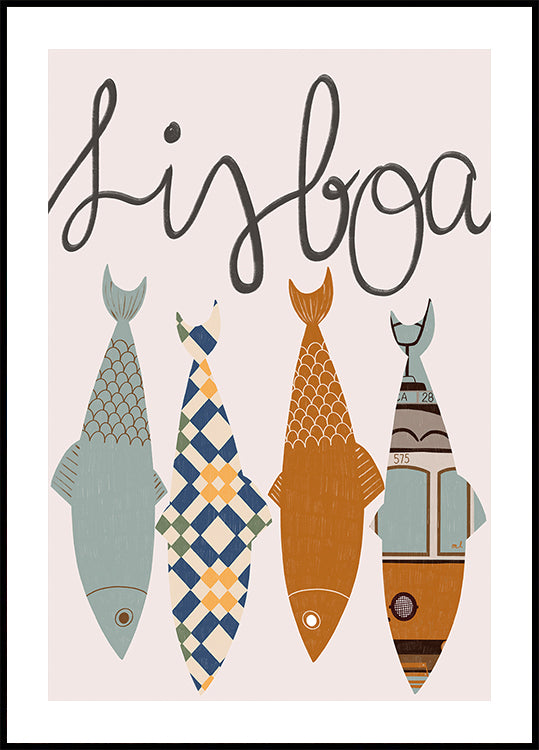 Lisbon Sardines Plakat