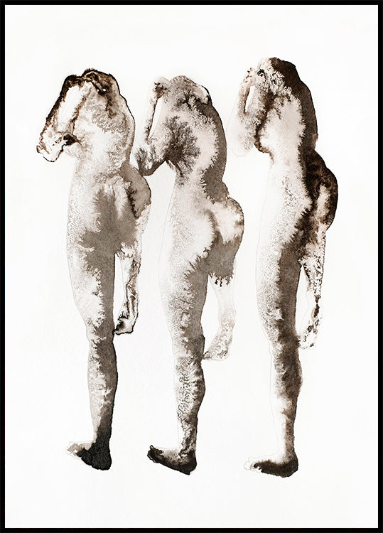 Obrázek Studie 3x (po Muybridge)