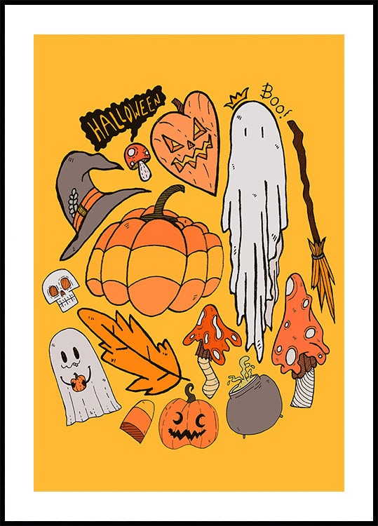 Plakát Halloween vibes 2