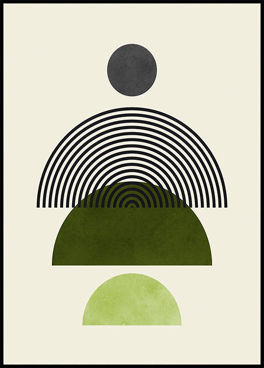 Čáry a kruhy 4 Plakát