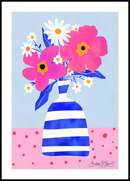 Maximalistická květinová váza