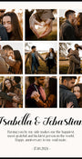 Couple Anniversary Personalized Photo Collage Plakat - Posterbox