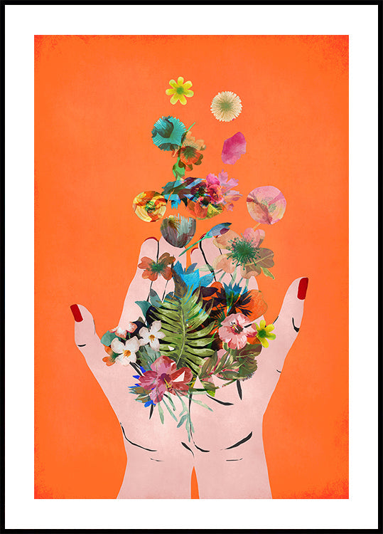 Květinové vydání plakát